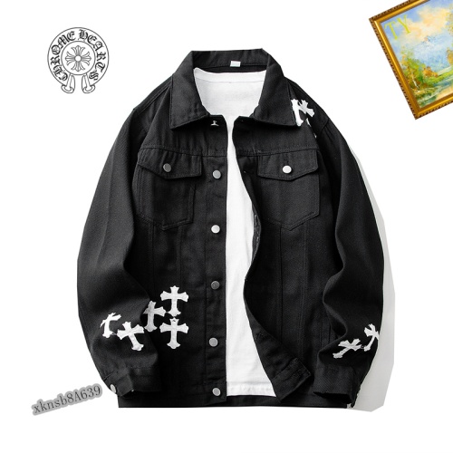 Replica Chrome Hearts Jackets Long Sleeved For Men #1248801 $60.00 USD for Wholesale