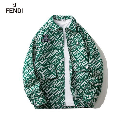 Fendi Jackets Long Sleeved For Men #1248805 $60.00 USD, Wholesale Replica Fendi Jackets