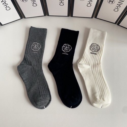 Replica Chanel Socks #1249006 $32.00 USD for Wholesale