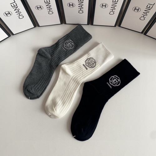 Replica Chanel Socks #1249006 $32.00 USD for Wholesale