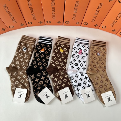 Louis Vuitton LV Socks #1249014 $29.00 USD, Wholesale Replica Louis Vuitton LV Socks