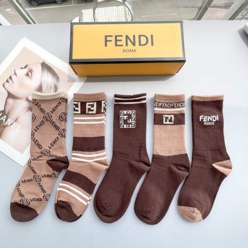 Fendi Socks #1249025 $29.00 USD, Wholesale Replica Fendi Socks