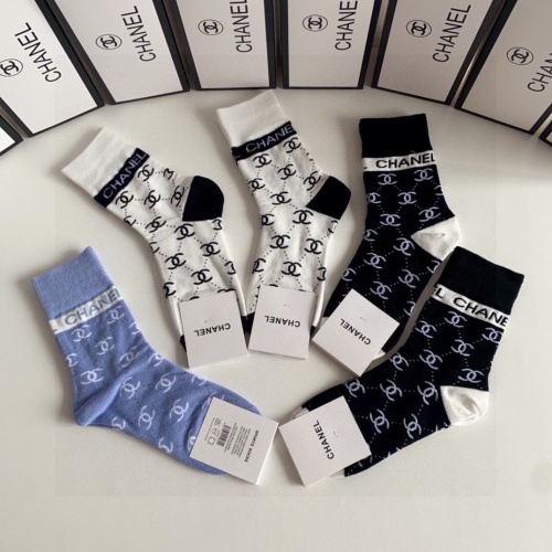 Replica Chanel Socks #1249087 $29.00 USD for Wholesale