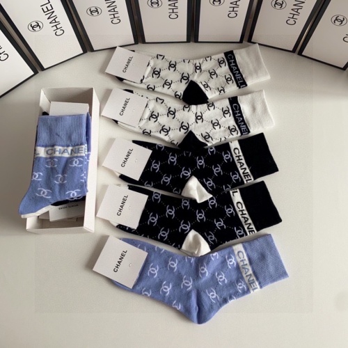 Replica Chanel Socks #1249087 $29.00 USD for Wholesale