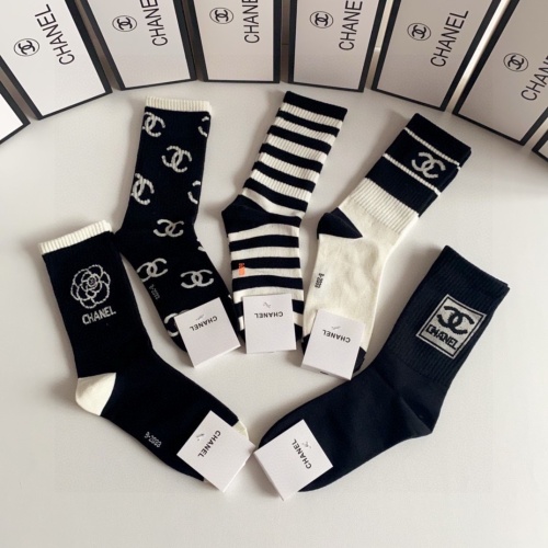 Replica Chanel Socks #1249088 $29.00 USD for Wholesale