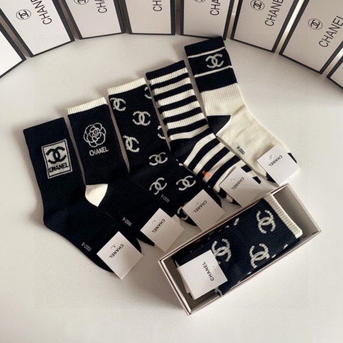 Replica Chanel Socks #1249088 $29.00 USD for Wholesale