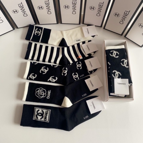 Replica Chanel Socks #1249088 $29.00 USD for Wholesale