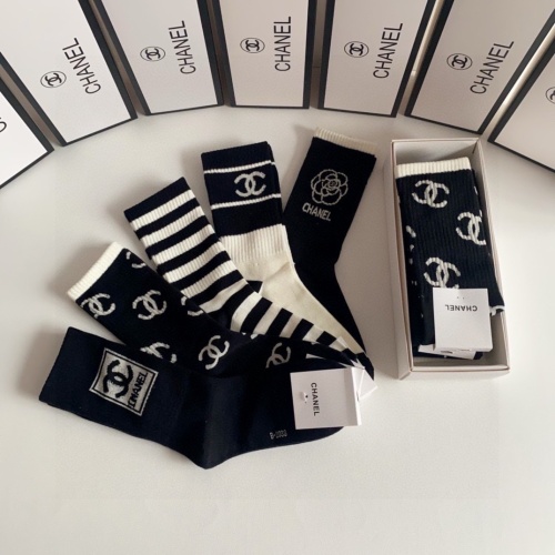 Replica Chanel Socks #1249088 $29.00 USD for Wholesale