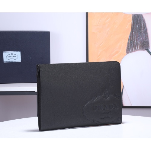 Prada AAA Man Wallets #1249124 $115.00 USD, Wholesale Replica Prada AAA Man Wallets