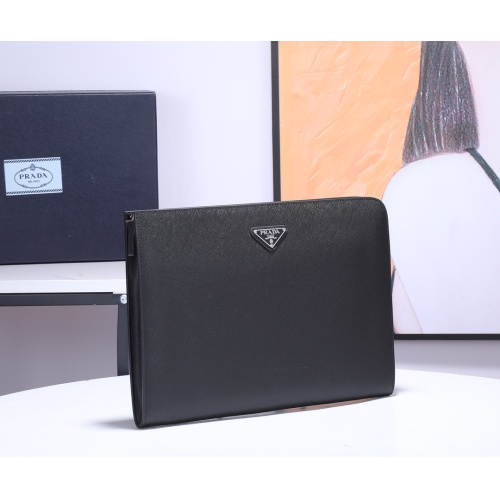 Prada AAA Man Wallets #1249127 $115.00 USD, Wholesale Replica Prada AAA Man Wallets