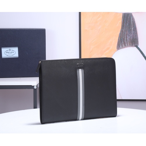 Prada AAA Man Wallets #1249130 $115.00 USD, Wholesale Replica Prada AAA Man Wallets