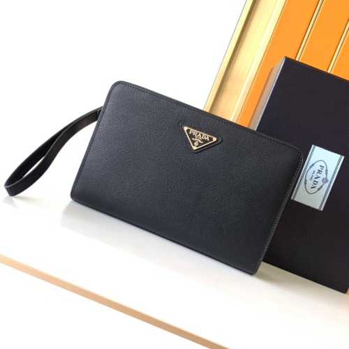 Prada AAA Man Wallets #1249140 $92.00 USD, Wholesale Replica Prada AAA Man Wallets