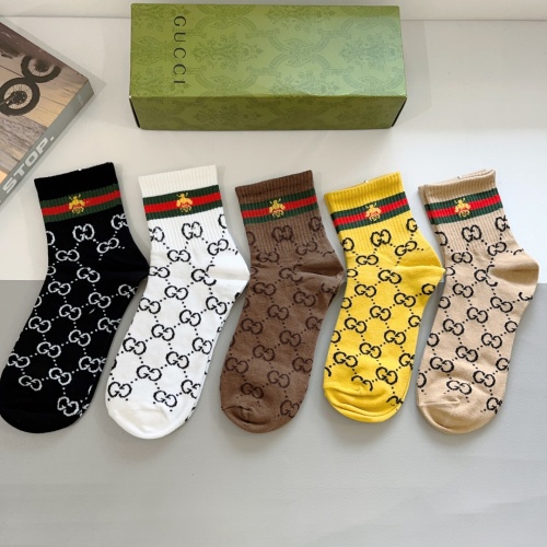 Gucci Socks #1249153 $27.00 USD, Wholesale Replica Gucci Socks