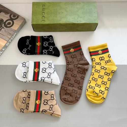 Replica Gucci Socks #1249153 $27.00 USD for Wholesale