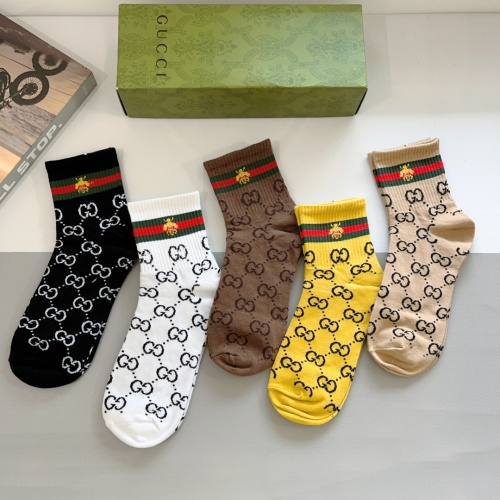 Replica Gucci Socks #1249153 $27.00 USD for Wholesale