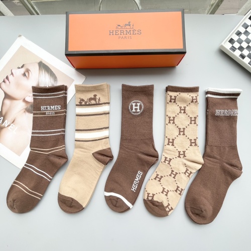 Hermes Socks #1249183 $29.00 USD, Wholesale Replica Hermes Socks