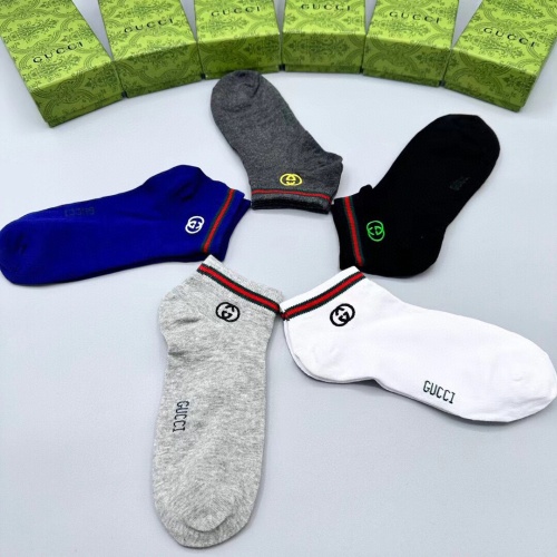 Replica Gucci Socks For Men #1249191 $29.00 USD for Wholesale