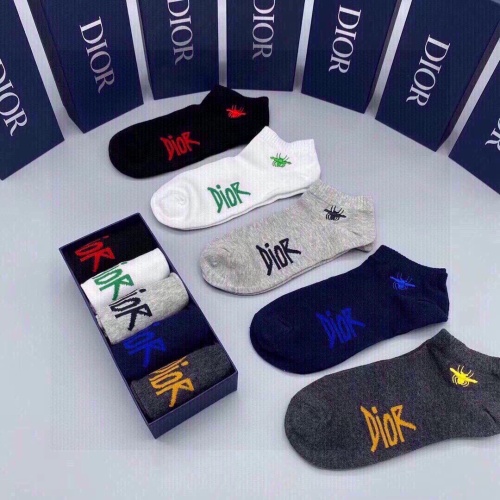 Replica Christian Dior Socks #1249192 $29.00 USD for Wholesale