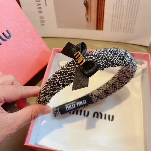 Replica MIU MIU Headband For Women #1249194 $27.00 USD for Wholesale