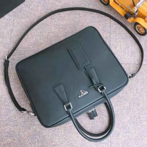 Replica Prada AAA Man Handbags #1249199 $160.00 USD for Wholesale