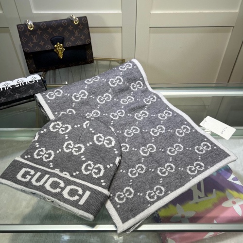 Gucci Caps #1249214 $48.00 USD, Wholesale Replica Gucci Hat and Scarf and Glove Set