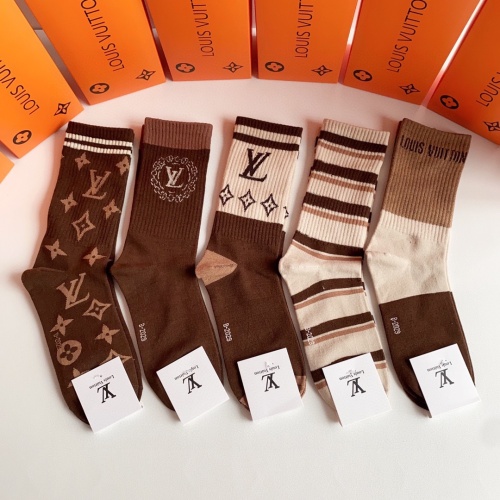 Louis Vuitton LV Socks #1249260 $29.00 USD, Wholesale Replica Louis Vuitton LV Socks