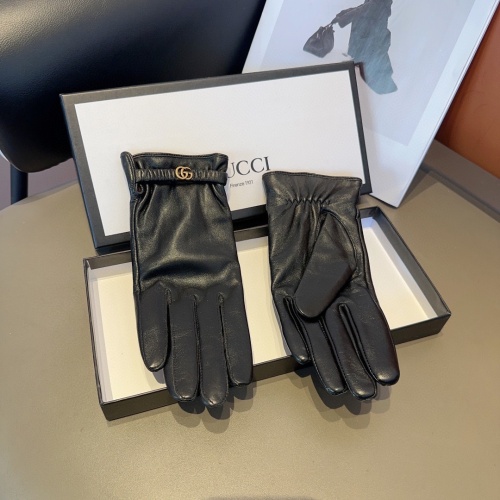 Replica Gucci Gloves For Women #1249274 $42.00 USD for Wholesale