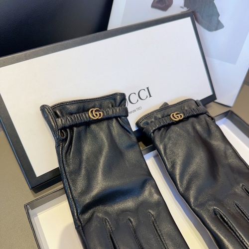 Replica Gucci Gloves For Women #1249274 $42.00 USD for Wholesale