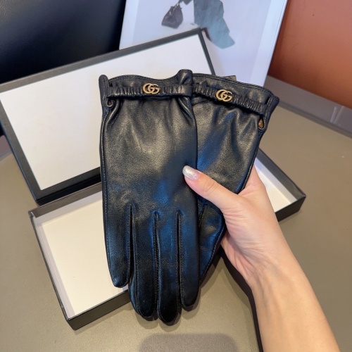 Replica Gucci Gloves For Women #1249274 $42.00 USD for Wholesale