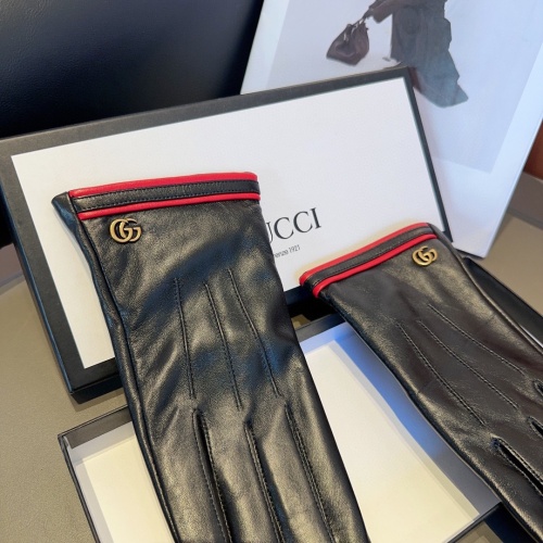 Replica Gucci Gloves For Women #1249275 $45.00 USD for Wholesale