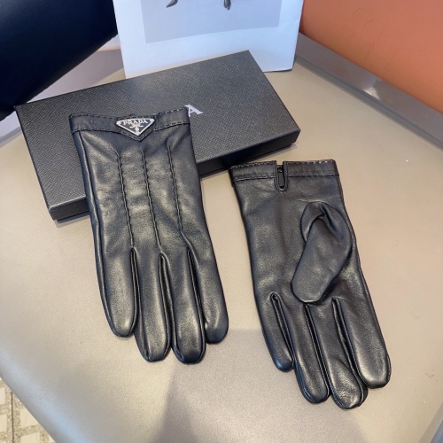 Replica Prada Gloves For Men #1249294 $52.00 USD for Wholesale