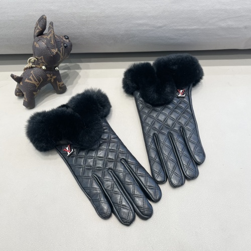 Louis Vuitton LV Gloves For Women #1249295 $52.00 USD, Wholesale Replica Louis Vuitton LV Gloves