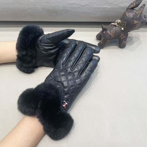 Replica Louis Vuitton LV Gloves For Women #1249295 $52.00 USD for Wholesale