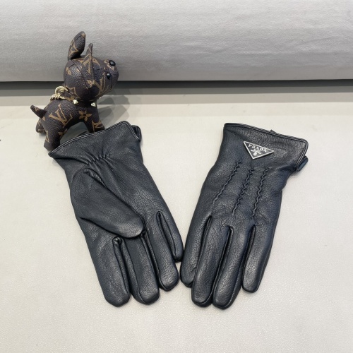 Replica Prada Gloves For Men #1249297 $52.00 USD for Wholesale