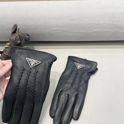 Replica Prada Gloves For Men #1249297 $52.00 USD for Wholesale