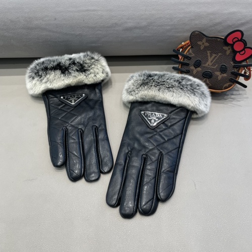 Prada Gloves For Women #1249303 $52.00 USD, Wholesale Replica Prada Gloves