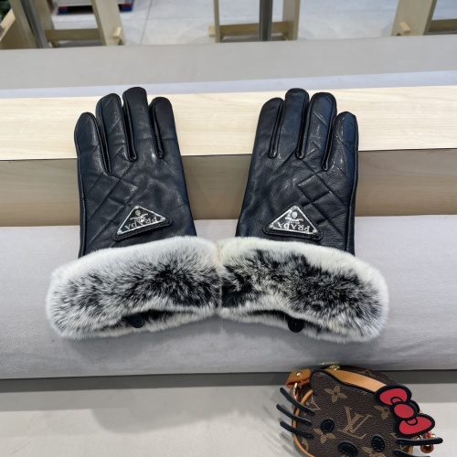 Replica Prada Gloves For Women #1249303 $52.00 USD for Wholesale