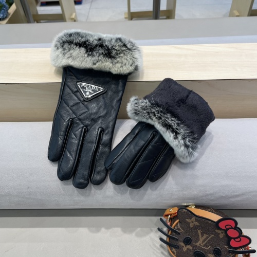 Replica Prada Gloves For Women #1249303 $52.00 USD for Wholesale