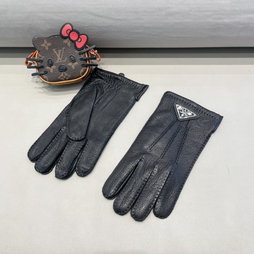 Replica Prada Gloves For Men #1249307 $52.00 USD for Wholesale