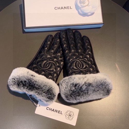 Replica Chanel Gloves For Women #1249308 $40.00 USD for Wholesale