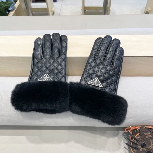 Prada Gloves For Women #1249323 $52.00 USD, Wholesale Replica Prada Gloves