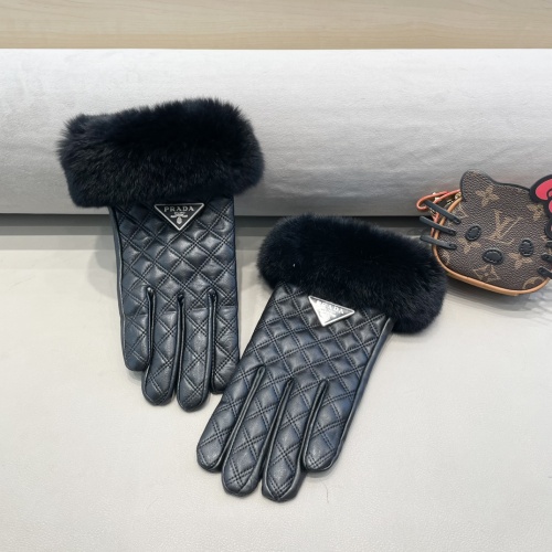 Replica Prada Gloves For Women #1249323 $52.00 USD for Wholesale