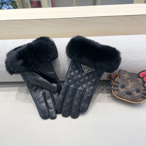 Replica Prada Gloves For Women #1249323 $52.00 USD for Wholesale