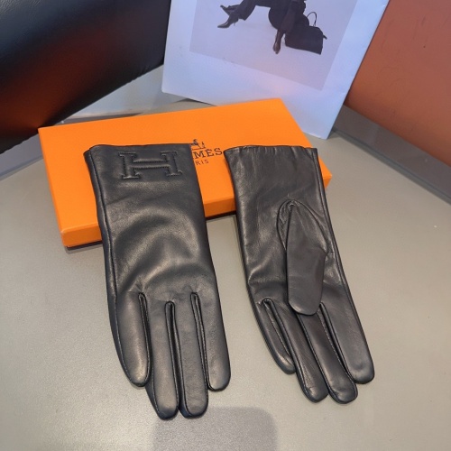 Replica Hermes Gloves For Women #1249326 $56.00 USD for Wholesale