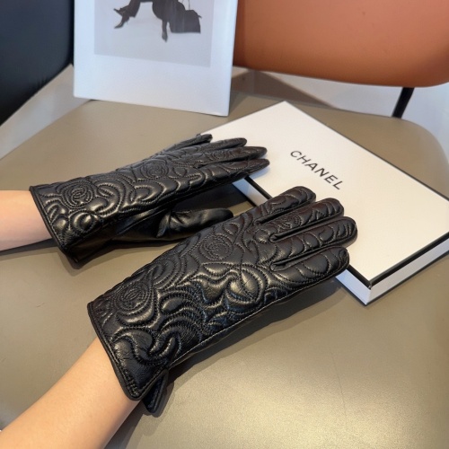 Replica Chanel Gloves For Women #1249328 $45.00 USD for Wholesale