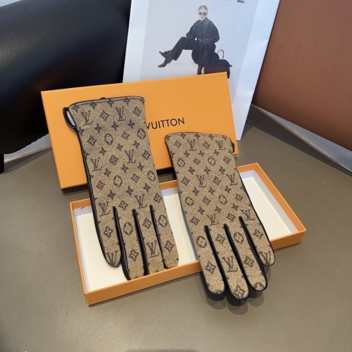 Replica Louis Vuitton LV Gloves For Women #1249333 $52.00 USD for Wholesale