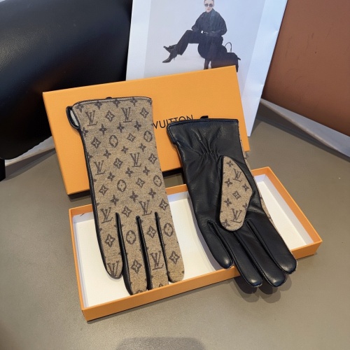 Replica Louis Vuitton LV Gloves For Women #1249333 $52.00 USD for Wholesale