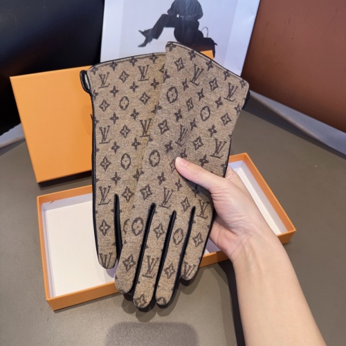 Replica Louis Vuitton LV Gloves For Women #1249333 $52.00 USD for Wholesale