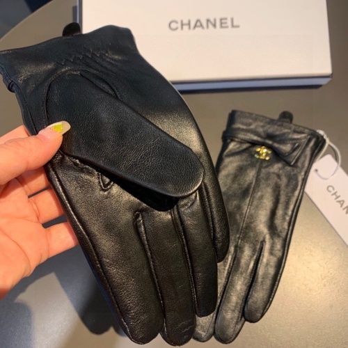 Replica Chanel Gloves For Women #1249336 $45.00 USD for Wholesale