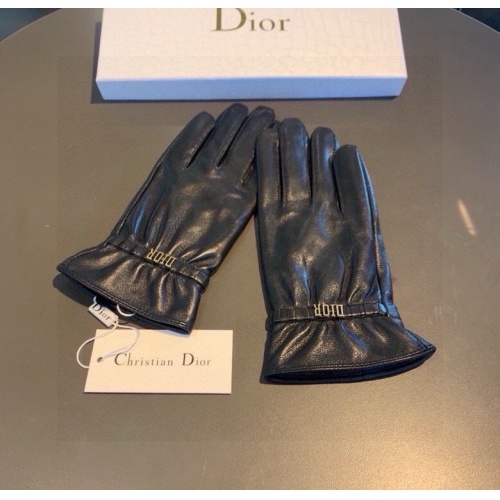 Replica Christian Dior Gloves For Women #1249337 $45.00 USD for Wholesale